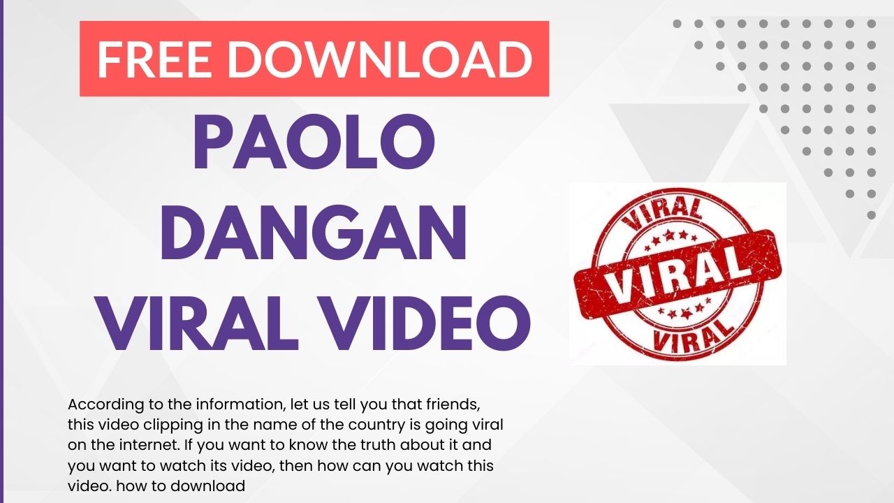 paolo dangan viral video