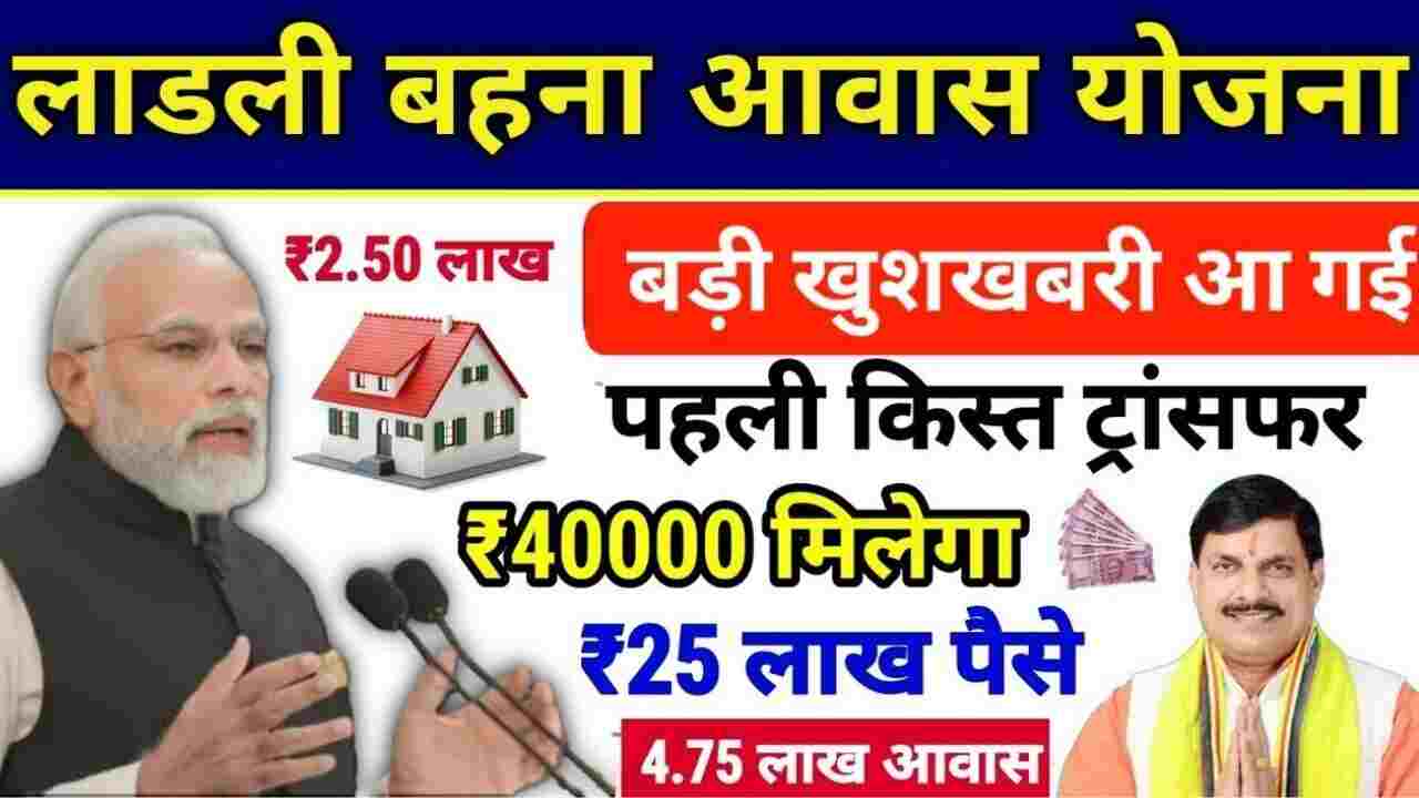 ladli behna awas yojana new update | ladli behna awas mp