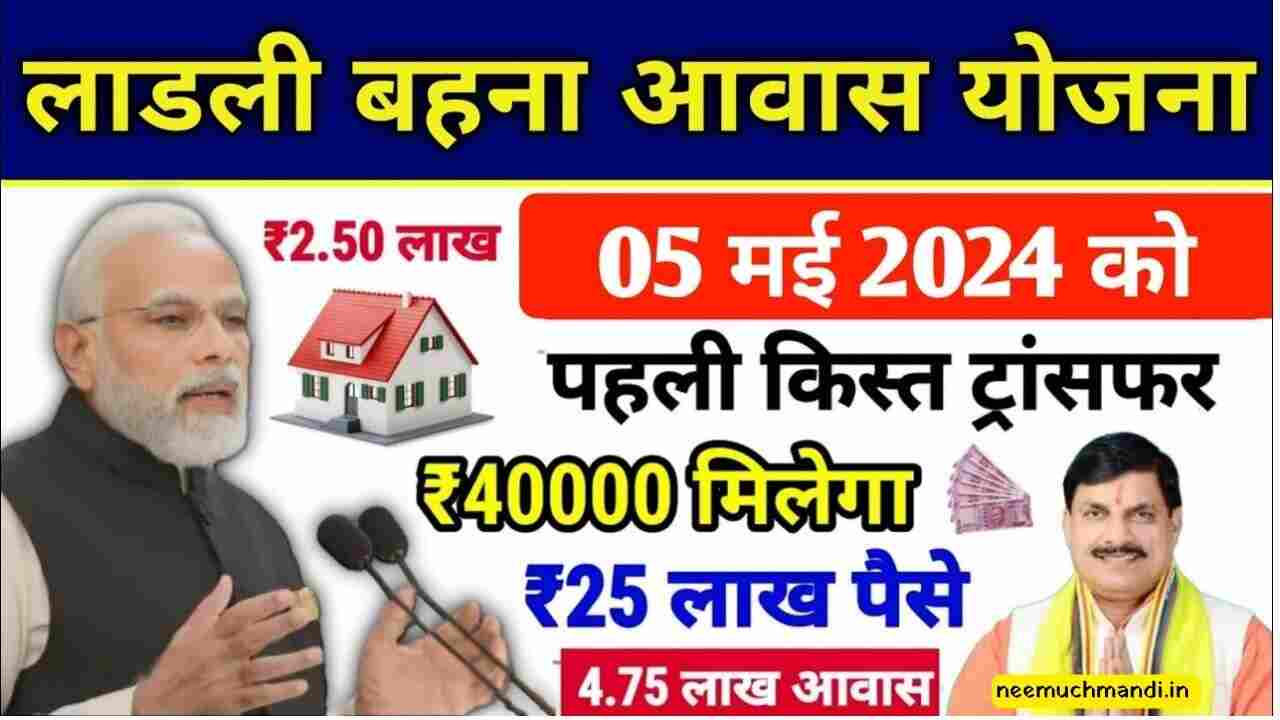 Ladli Behna Awas Yojana New Update